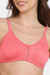 Zivame Double Layered Non Wired 3/4th Coverage Bra - Georgia Peach — thumbnail 7